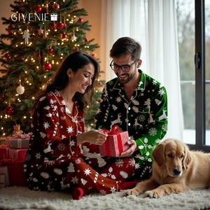 Custom Family Christmas Pajamas, Matching Holiday PJs, Holiday Pajamas, Xmas Pajamas, Christmas Crew Shirt, Our First Christmas Pajamas