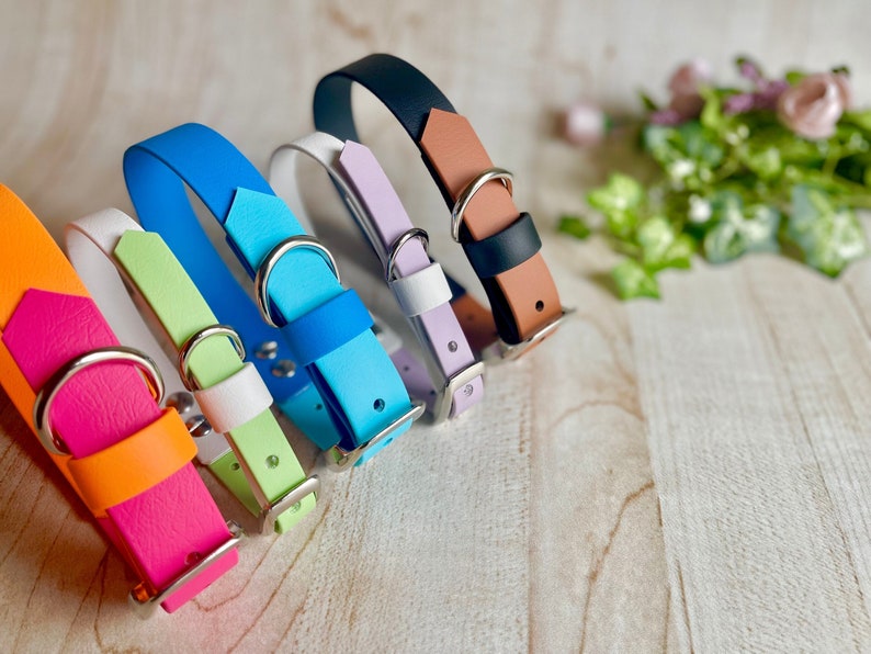 2tone Biothane Dog Collar Waterproof Dog Collar in 1 Etsy