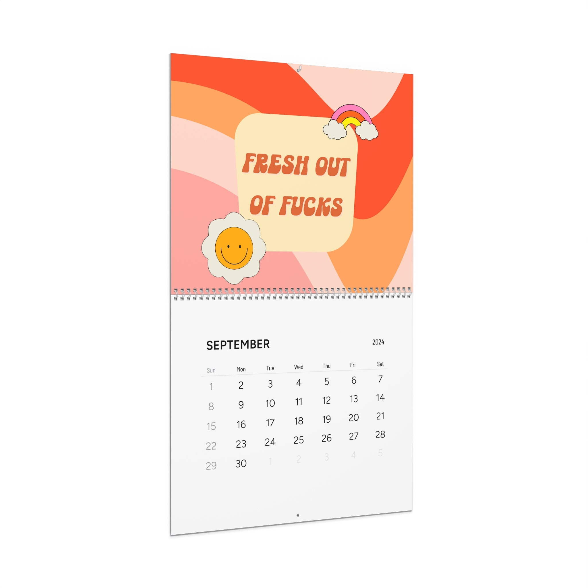 Adult Swear Calendar 2024 Funny Novelty Wall Calendar Swear Etsy
