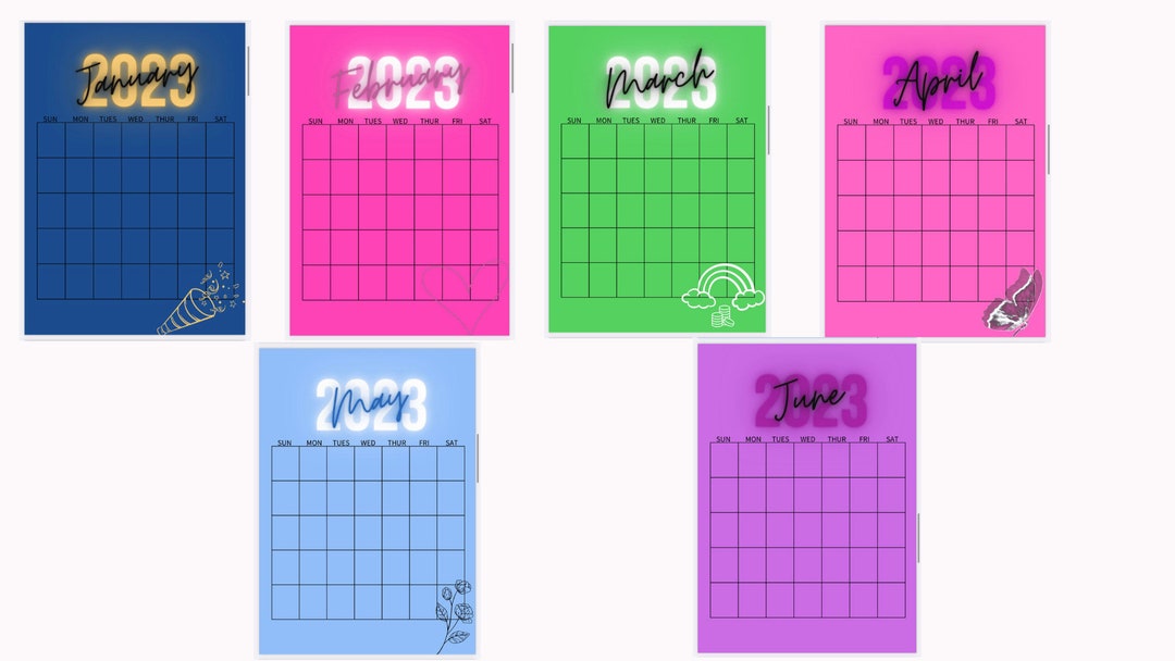 2023 monthly calendar downloadable or printable calendar 2023 2024