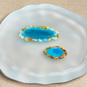 Mini Handgemachte Alpenseen | Fügen Sie Ihren Terrarien einen Zen Alpine Touch hinzu Terrarium Fairy Garten Dekor