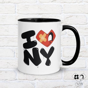 I Heart Ny Mug / I Love Ny Mug / I Heart Ny Mug / I Love Nyc Mug /Coffee Mug / Big Apple Mug