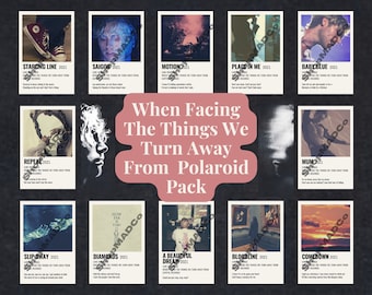 Wenn wir uns den Dingen stellen, von denen wir uns abwenden - Luke Hemmings Song Polaroids//Digital Collage Download
