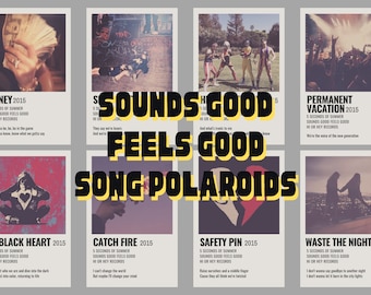 Sounds Good Feels Good - 5 Sekunden Sommersong Polaroids//Digital Collage Download