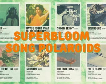 Superbloom - Ashton Irwin Song Polaroids//Digital Collage Download