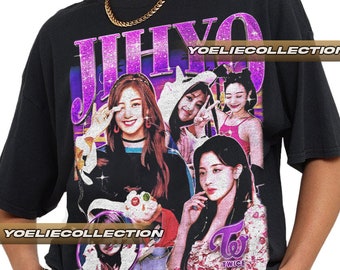 Limited Jihyo Vintage T-Shirt,  K POP, Hip HOP, Music, Gift For, Woman, and Man, Unisex T-Shirt
