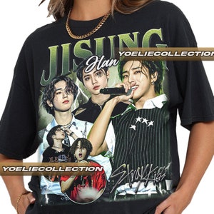 Limited Han Jisung Stray Kids Vintage T-Shirt,Twice Shirt Gift For Woman and Man Unisex T-Shirt