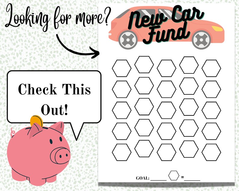 72month Car Loan Tracker Printable / Digital / Worksheet Etsy