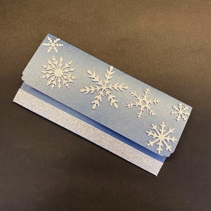 Enveloppe de carte d'anniversaire pour de l'argent cadeau d'anniversaire carte faite main félicitations cadeau fait main carte de luxe carte d'hiver