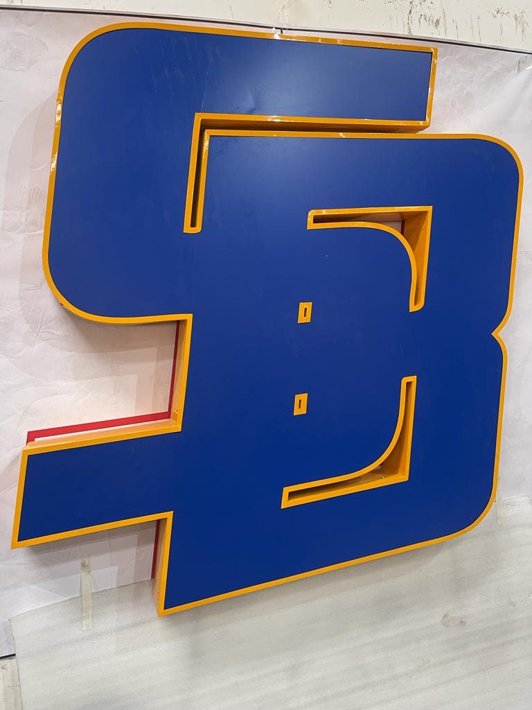 Custom Oversized Sky Signage Letters for Stadiums, Sports Offices, and