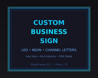 Custom Event Entrance Sign | Wedding Venue Sign | LED Event Sign | Corporate Event Sign