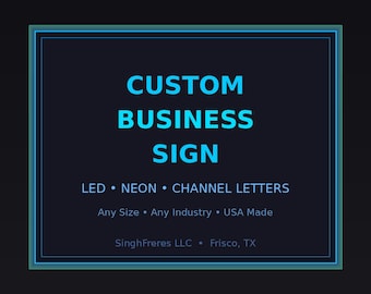 Custom Office Reception Sign | LED Lobby Logo Sign | Corporate Halo-Lit Wall Sign | USA Made