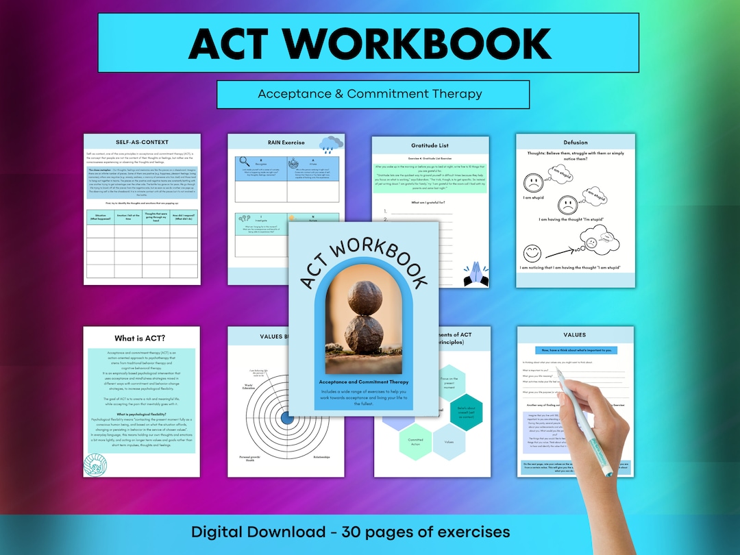 Acceptance Therapy Worksheets ACT Worksheet Cognitive Flexibility Acceptance Therapy Worksheets ACT Worksheet Cognitive Flexibility