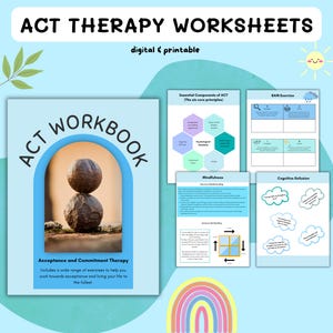 IST-Arbeitsblätter, Akzeptanz- und Commitment-Therapie, Therapie-Arbeitsblätter, Radikale Akzeptanz, Kognitive Defusion, CBT-Fähigkeiten, AKT-Therapie