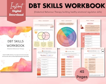 DBT Worksheets for Borderline Personality Disorder, Therapy Worksheets, Therapy Tools, BPD Resources, Coping Skills, DBT skills, dbt therapy