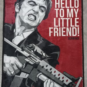 Scarface Rug: Tony Montana Movie Theme Decor image 4