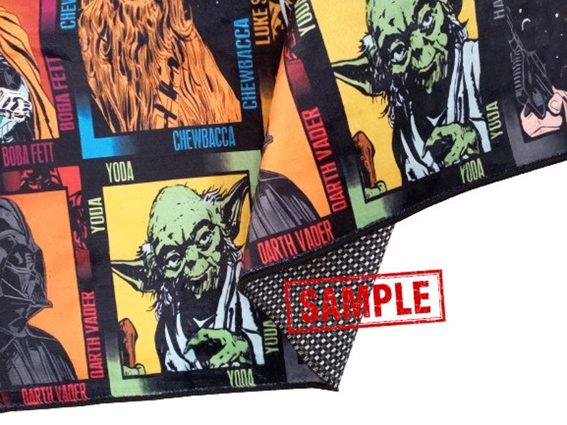 Star Wars Round Rug, Starwars Patterned Rug, Star Wars Rug, Starwars