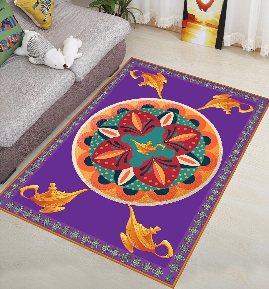 Aladdin Rug,magical Lamp Rug,magic Rug,tale Magic Rug,fantastic Rug ...