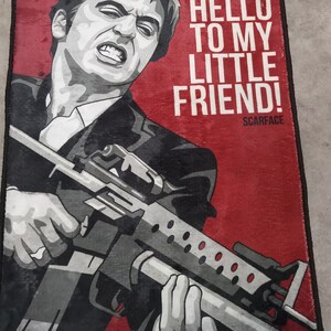 Scarface Rug: Tony Montana Movie Theme Decor image 8