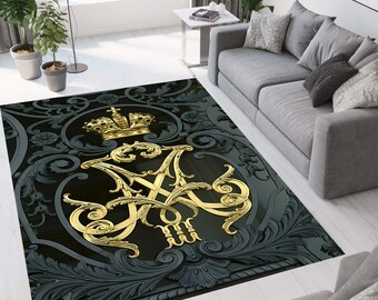 Scarface Rug: Tony Montana Symbol, Mafia Movie Decor