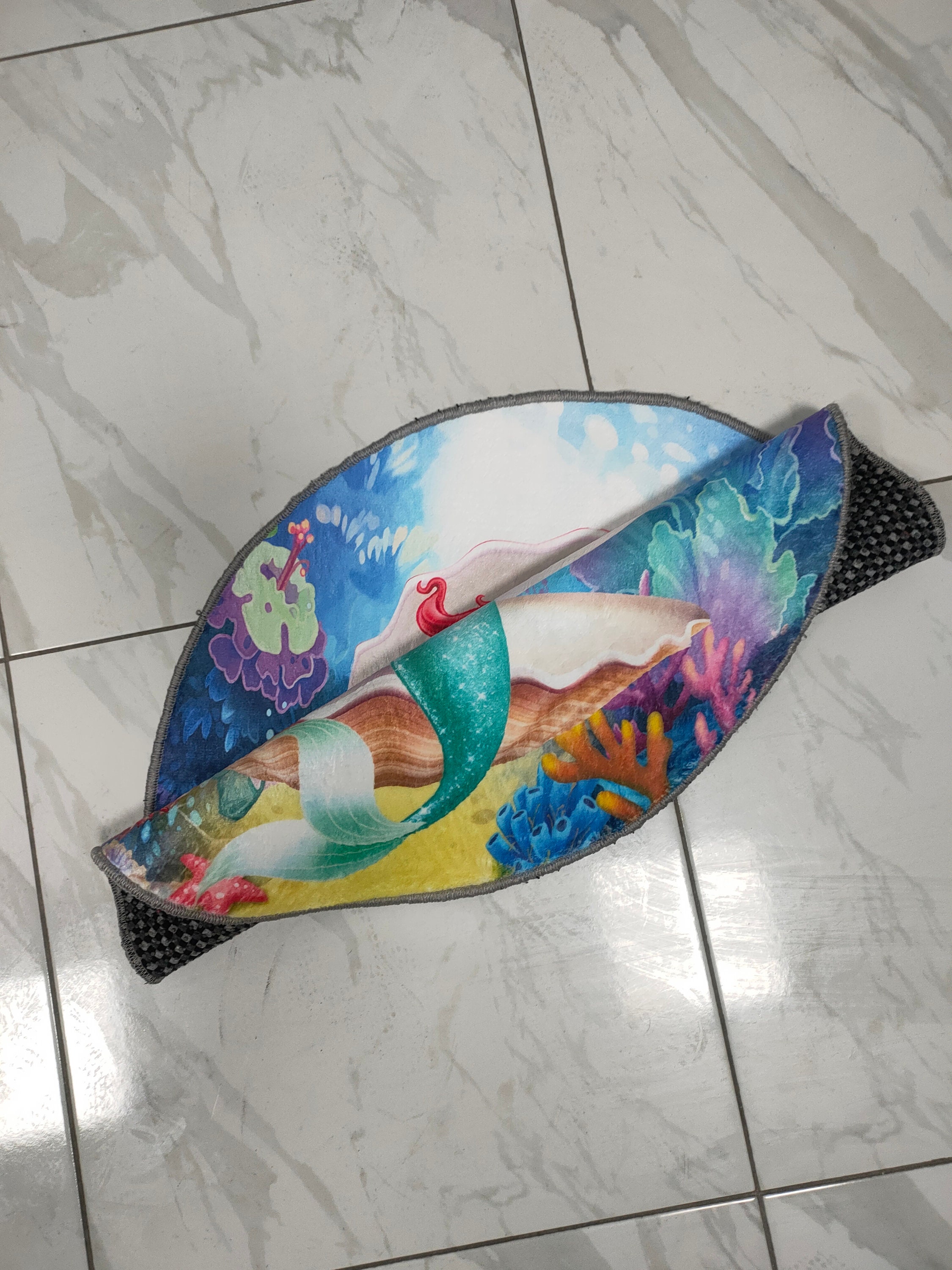 Ariel Mermaid Round Rug: the Little Mermaid Kids Room Decor - Etsy