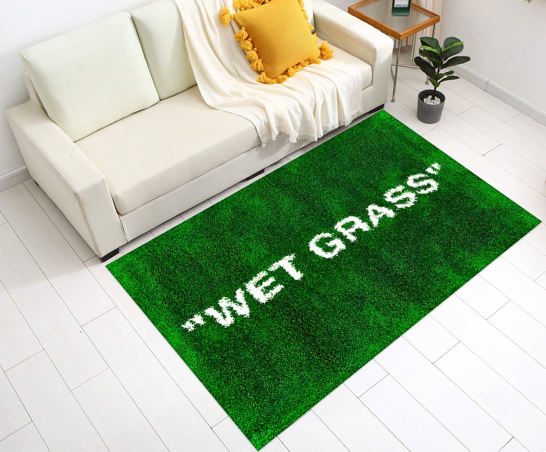 Wet Grass Rug,wet Grass,area Rug,grass Rugs for Living Room,home Decor