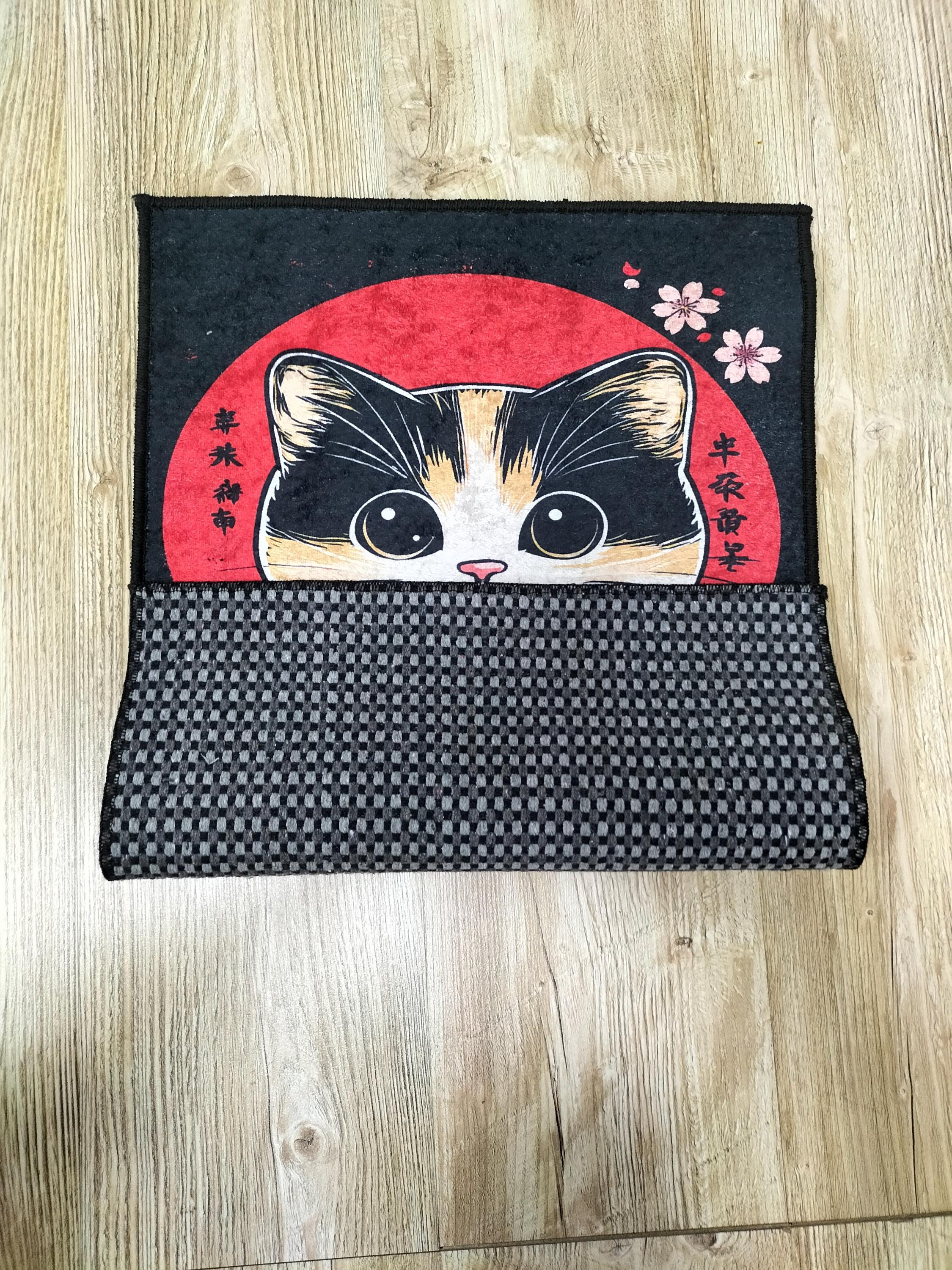 Sushi Cat Area Rug: Japanese Decor Carpet - Etsy