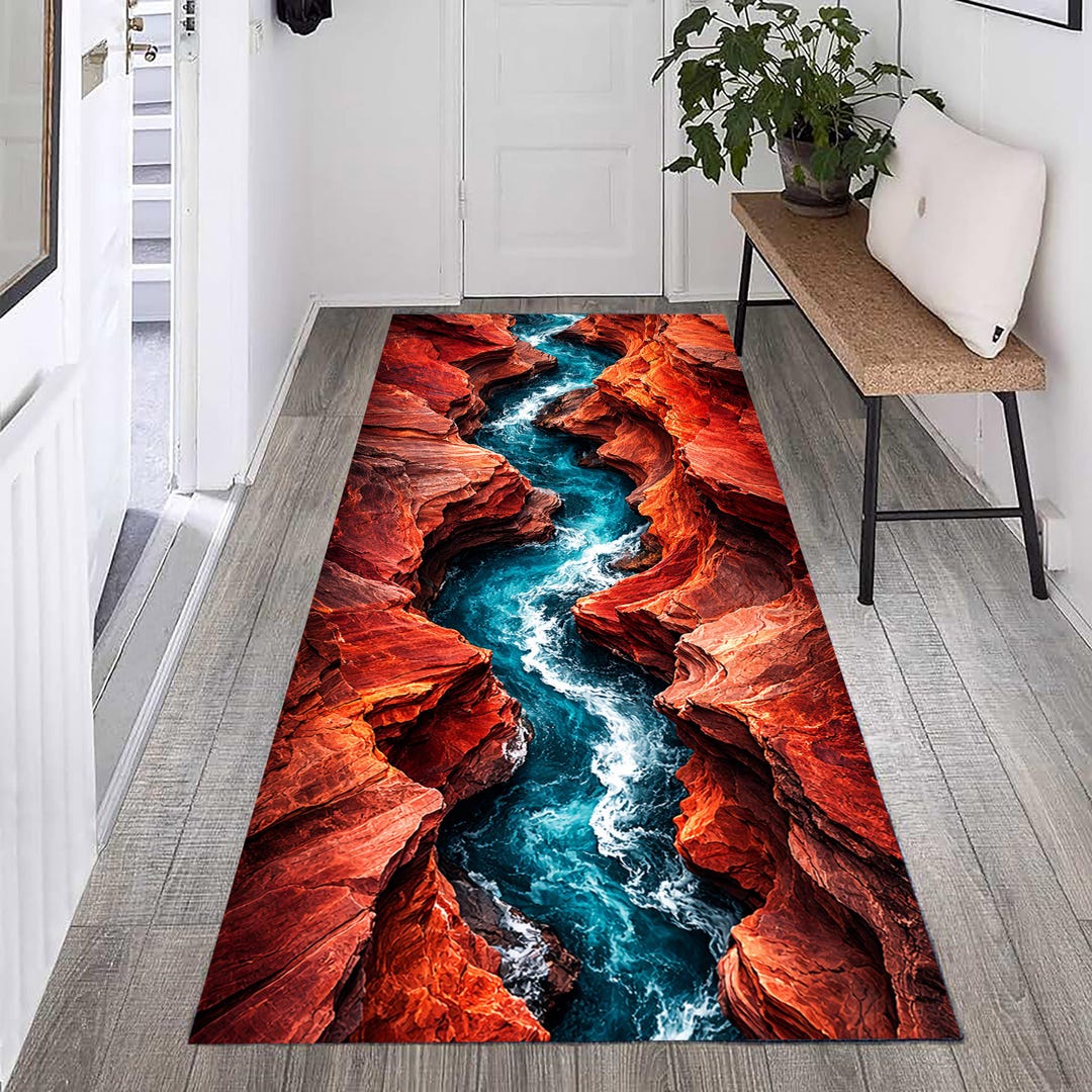 Water Print Rug Water Vortex Rug: Ocean Whirlpool,blue Swirl Water,hypnotic - Etsy