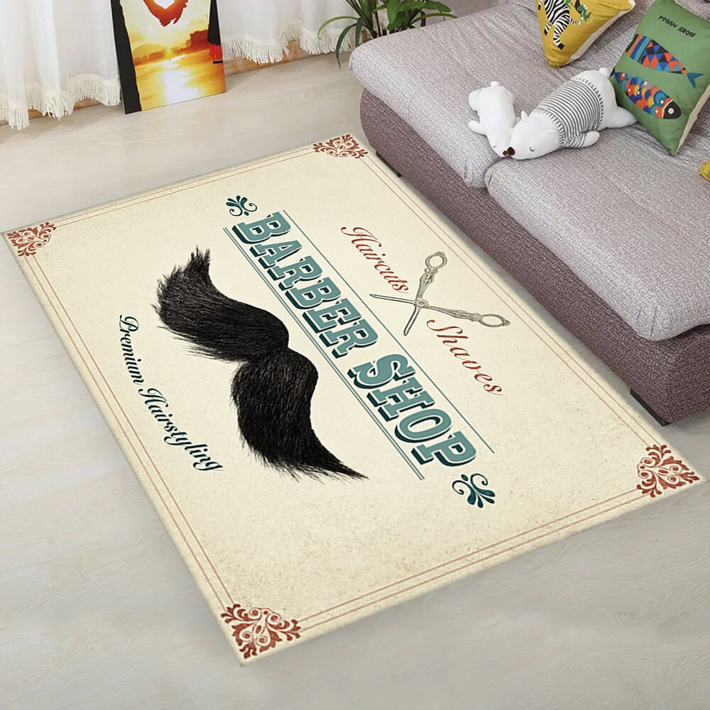 Barber Rug Barbers Rug Hairdresser Hairstylist Rug Barber 