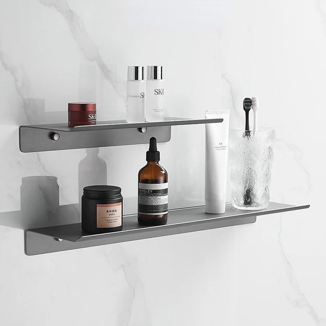 Metal Bathroom Shelf Metal Wall Shelf Metal Floating Shelf Etsy