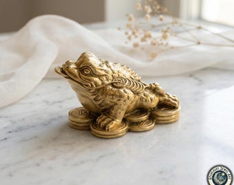 Large Jin Chan BRONZE CHINESE MONEY Frog Weighs 23 Lbs Circa 1960