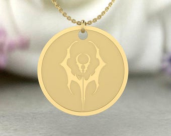 14Kゴールド鹿ペンダントネックレス – Wildlife Buck & Forest Jewelry