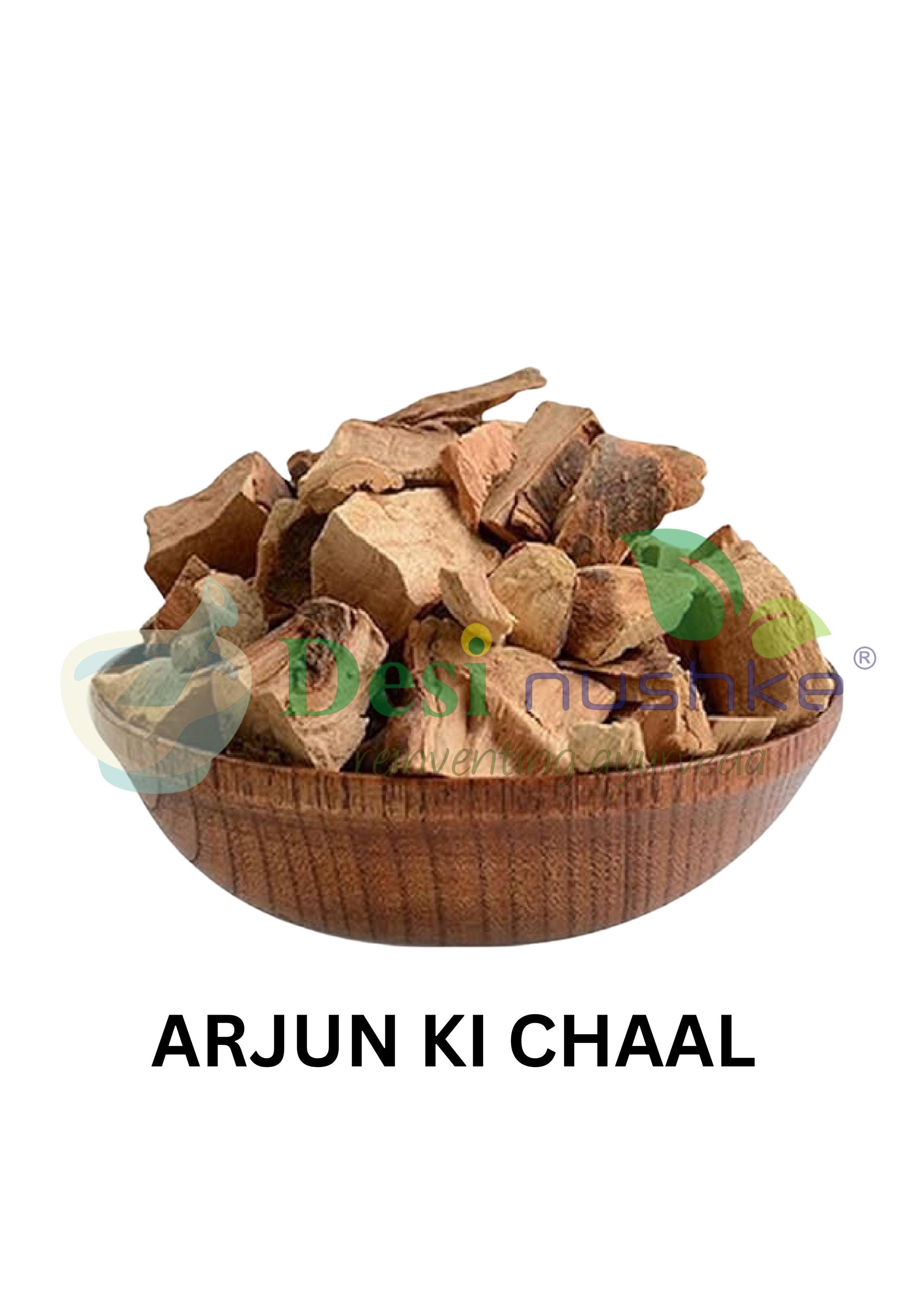 Desi Nushke Arjun Chaal Saabut |500 Gm| Pure |terminalia Arjuna Bark ...