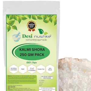 Desi Nushke Kalmi Shora - Khalmi Shura - 8.81 oz - Kalmishora - Potassium nitrate - 250 GM