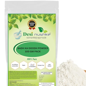Desi Nushke Badh Ka Doodh |3.5 oz| 100% Pure | 100GM | Badh Ka Dudh Powder | Banyan tree milk