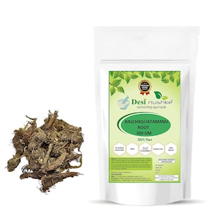 Desi Nushke Balchad / Jatamansi Root |10.58 oz|100% Pure | 300GM | Nardostachys Jatamansi | Balchad / Jatamansi Root