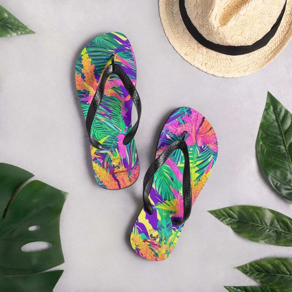 Discover Island Floral Auflage Flip Flop