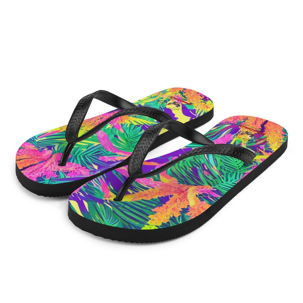 Discover Island Floral Auflage Flip Flop