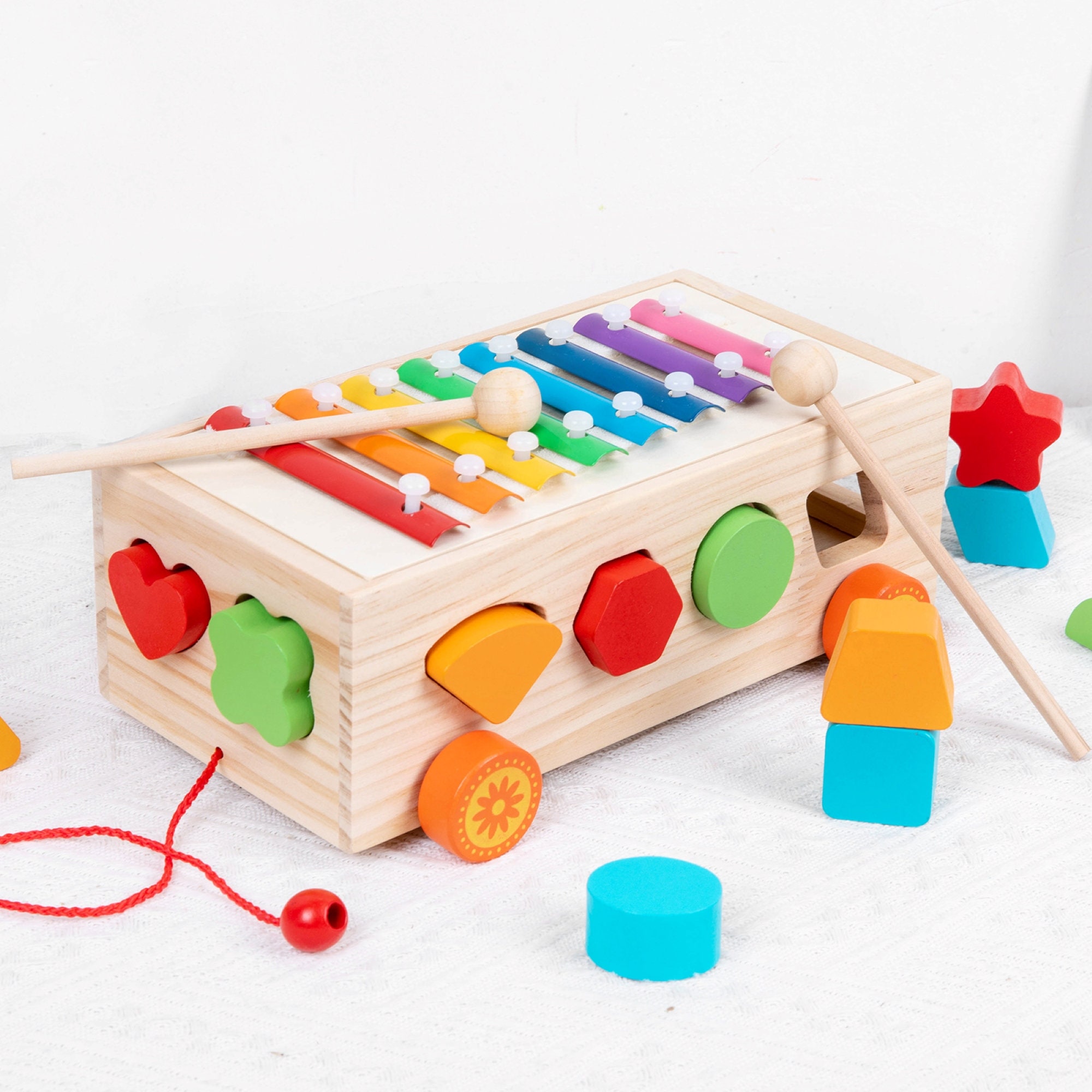 holz lern spielzeug Montessori Kinderspielzeug aus Holz / Pädagogisches Lernspielzeug