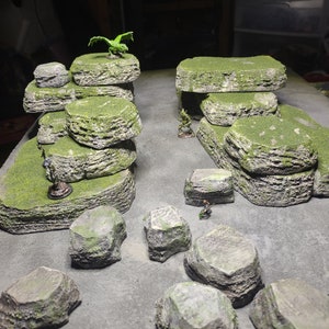 Stackable Terrain Modular Rocks and Boulders - Etsy