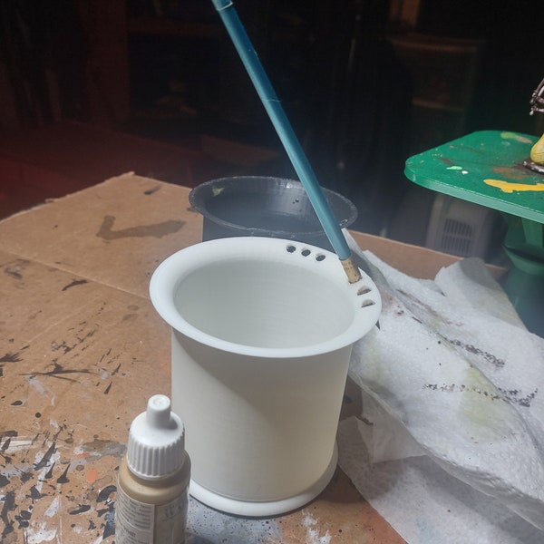 Paint Water Cup Etsy