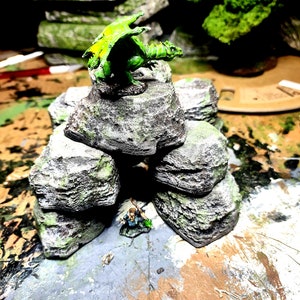 stackable boulders, wargaming terrain