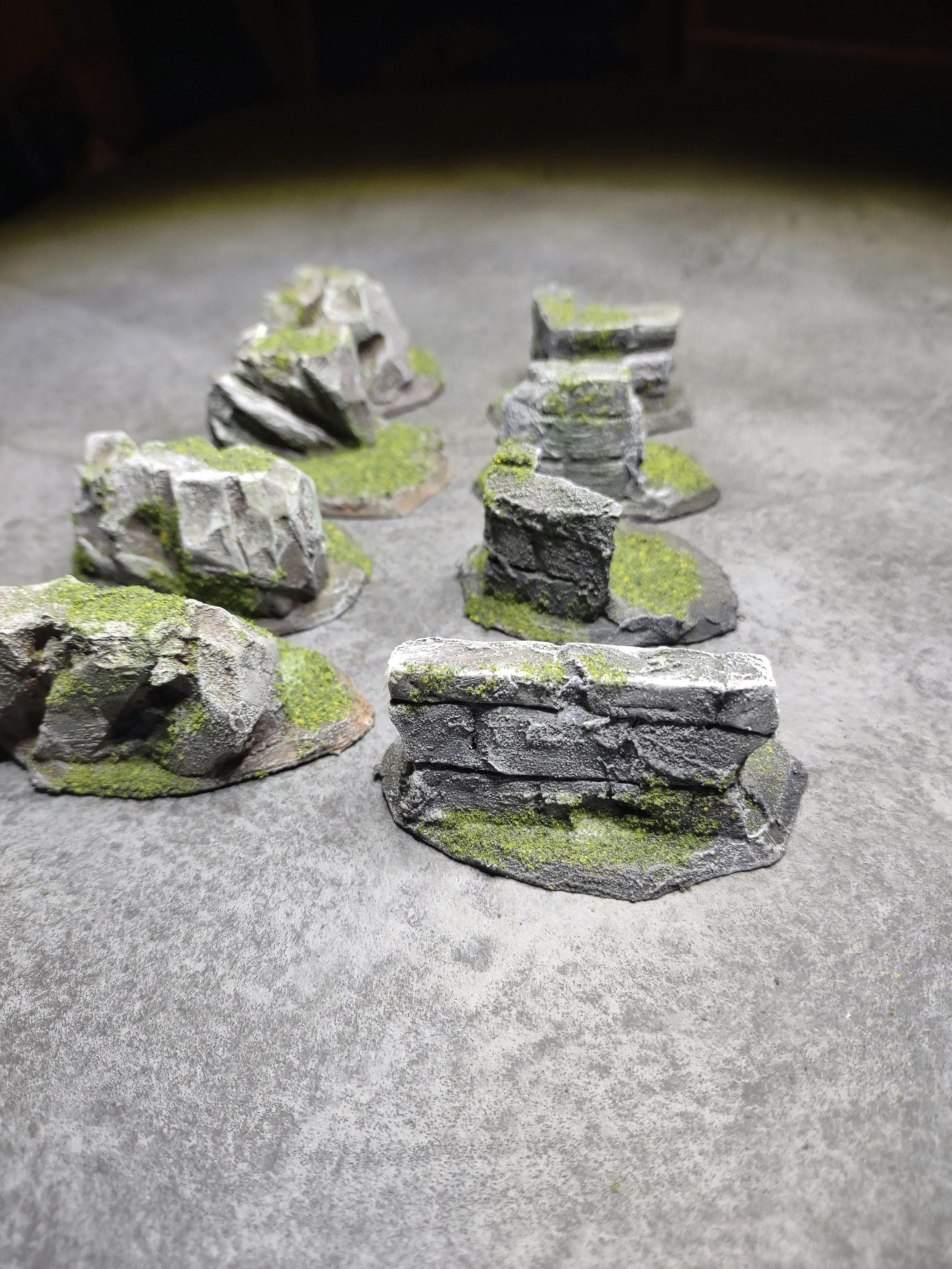 Mini Rocks Scatter Image Rocks and Ruins, Wargaming Scatter - Etsy