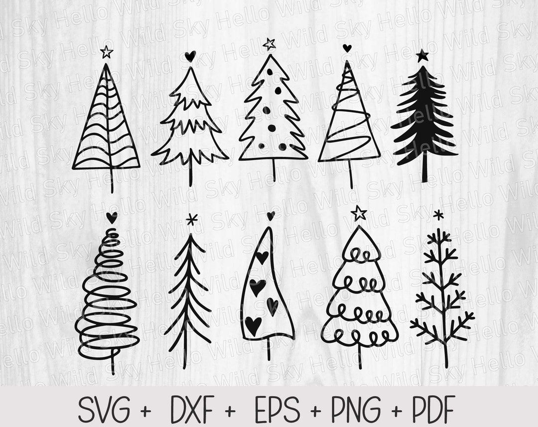 Christmas Tree Svg Bundle, Christmas Tree SVG PNG PDF, Christmas Svg