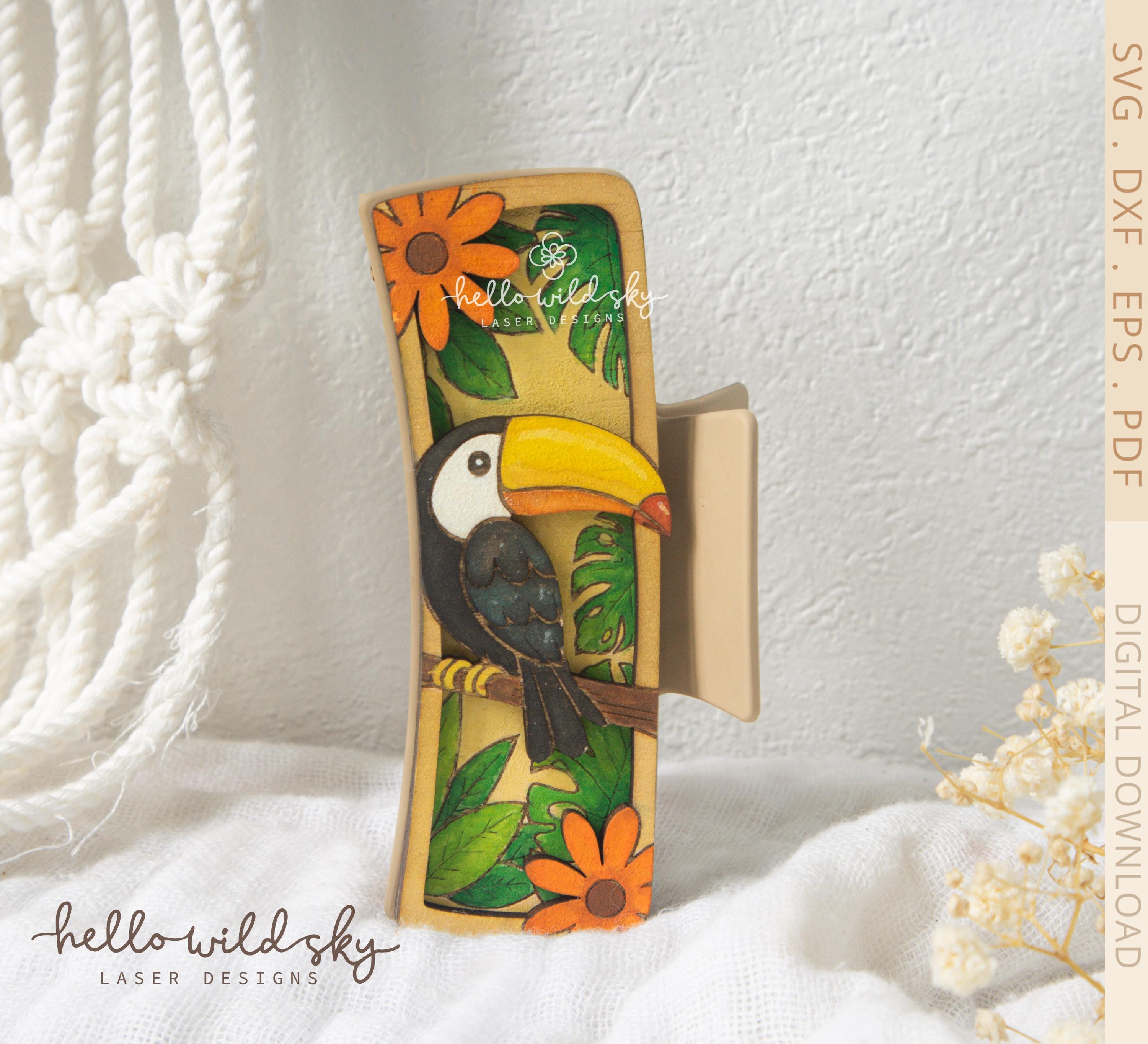 鳥のヘアクリップ - Etsy 日本