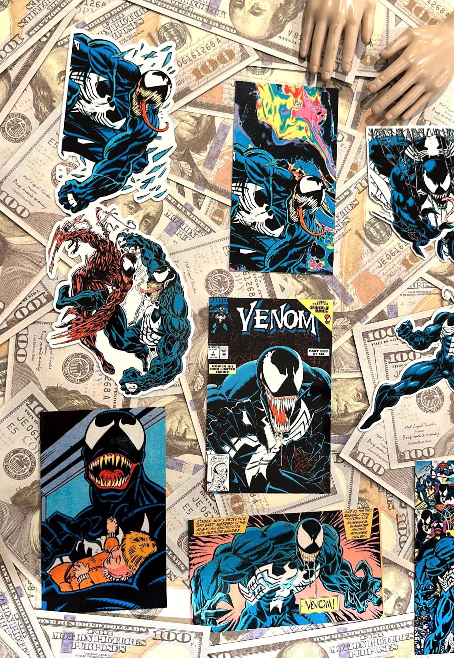 Venom Comic Sticker Venom Stickers Waterproof - Etsy