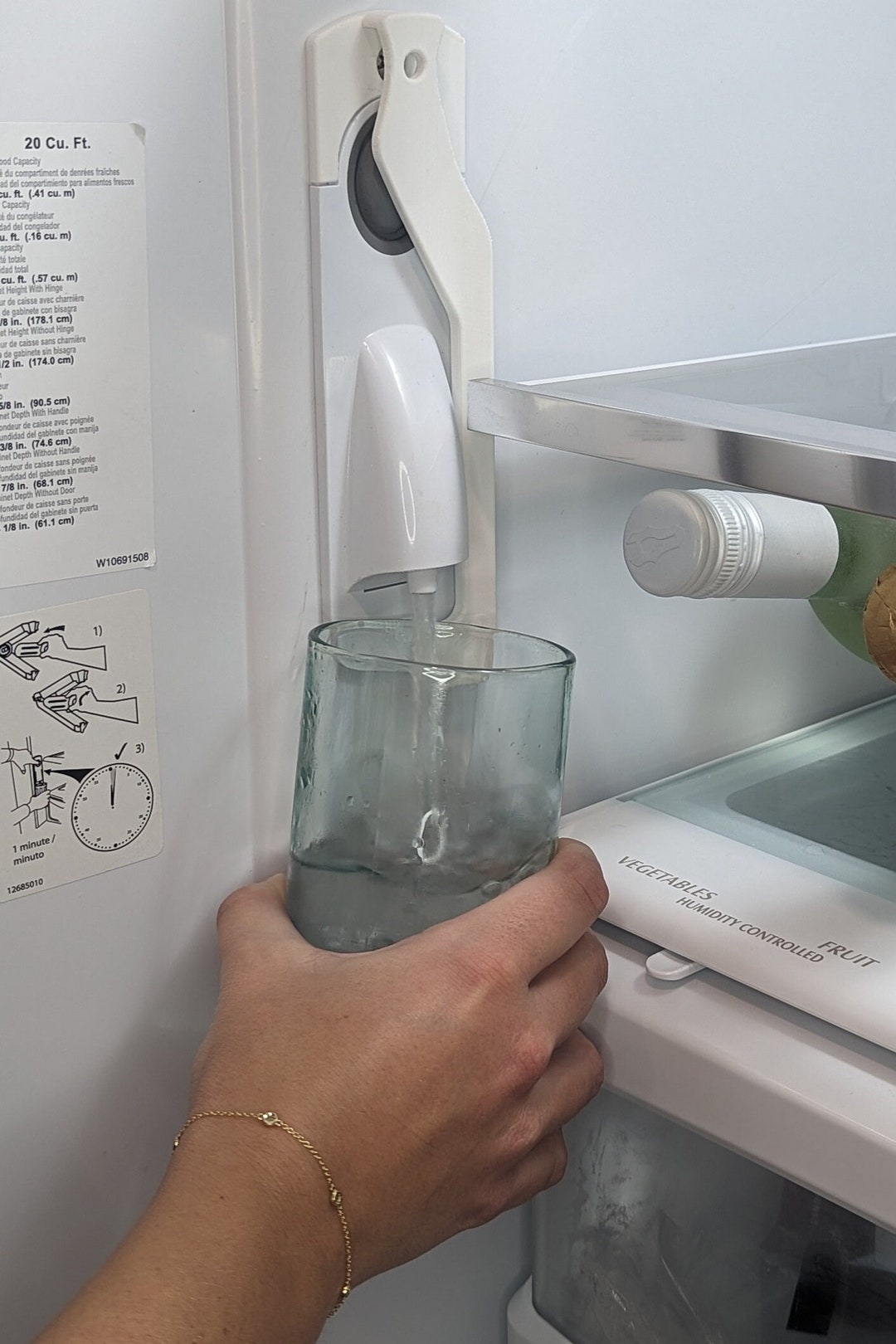 Refrigerator Water Dispenser Lever Etsy