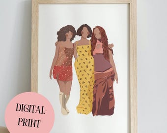 RAYE, Amma, Absolutely DIGITAL Print - A1-A4 Size - Pop Culture - Wall Art - Home Decor - Gift for Friend - Music Gift  - Digital Art