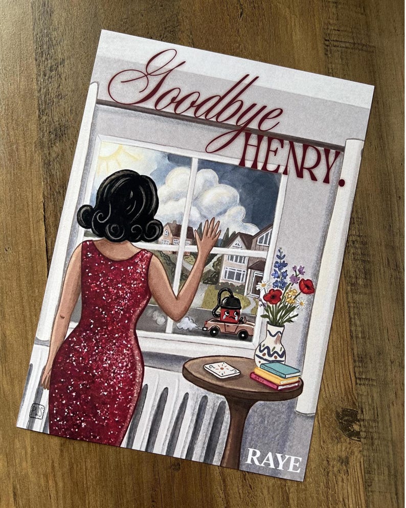 DIGITAL RAYE 'Goodbye Henry.' Inspired Print - A1/A4 Size - Pop Culture - Wall Art - Home Decor - Gift for Friend - Music Gift - Digital Art image 3