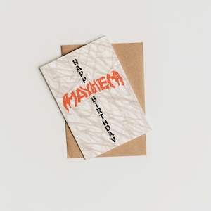 Happy Birthday - MAYHEM - Lady Gaga - Birthday card - Queer - Greeting card - cute - Gift for friend - Gift for her/him - Gift for friend